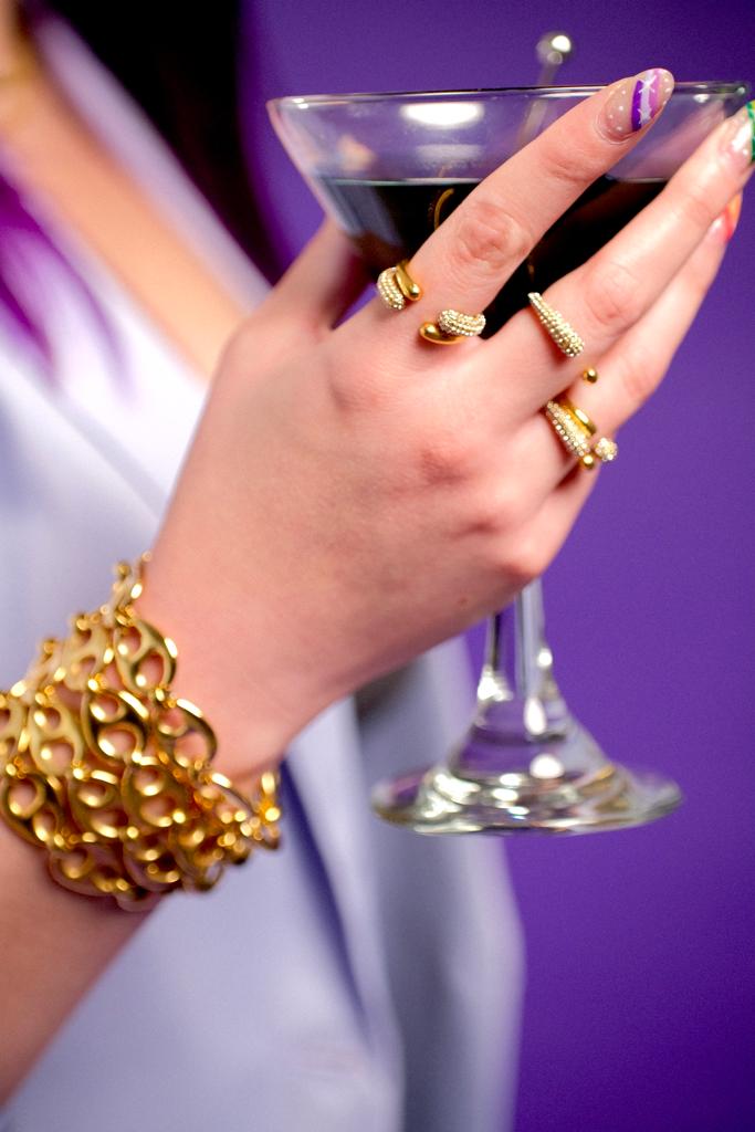 Shimmering Elegance Adjustable Ring