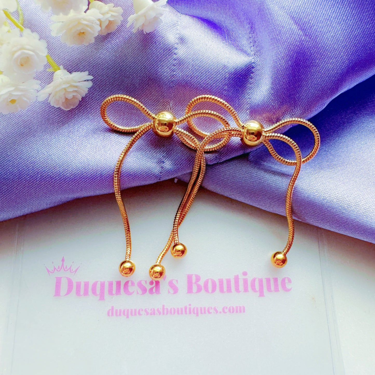 Bows Dangle Earrings