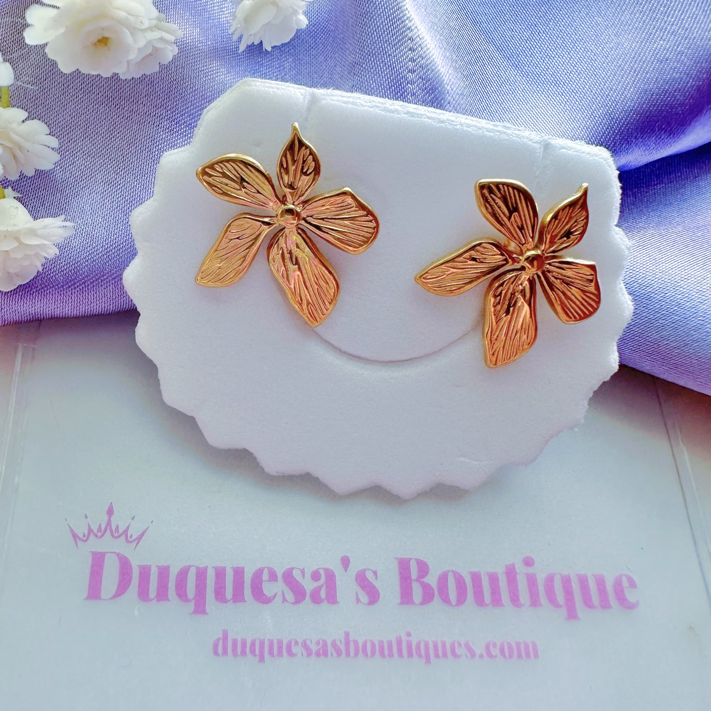 Tropical Flowers Studs