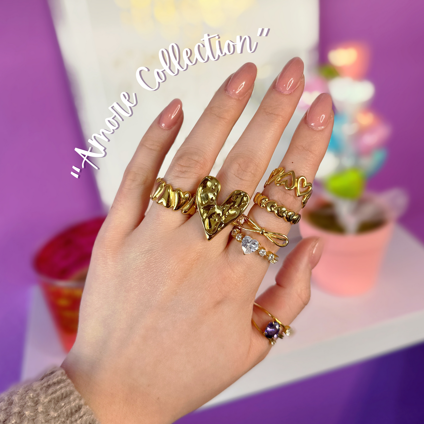 Coquette Bow Adjustable Ring