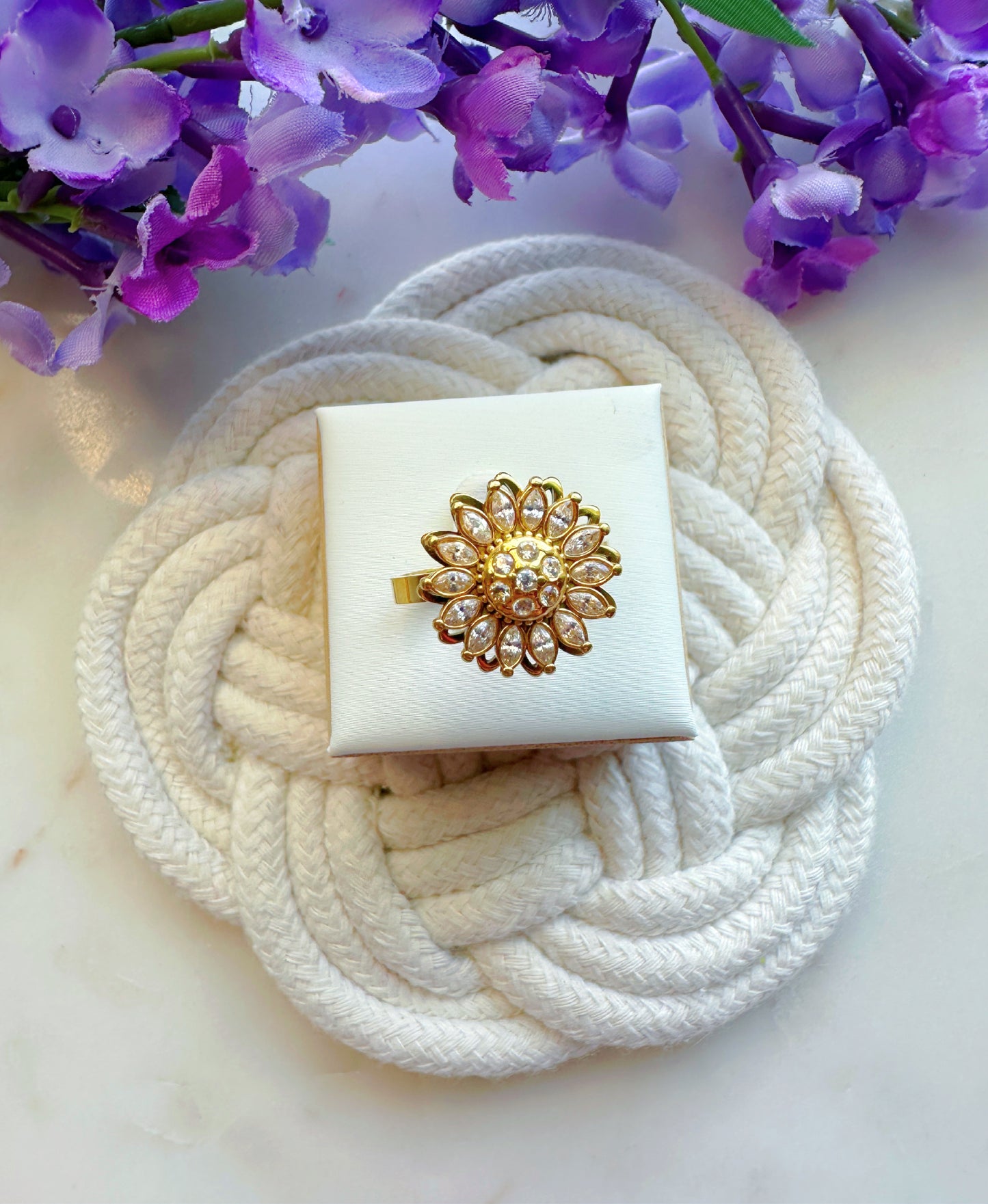 Resiliente como Girasol Fidget Ring 🌻✨
