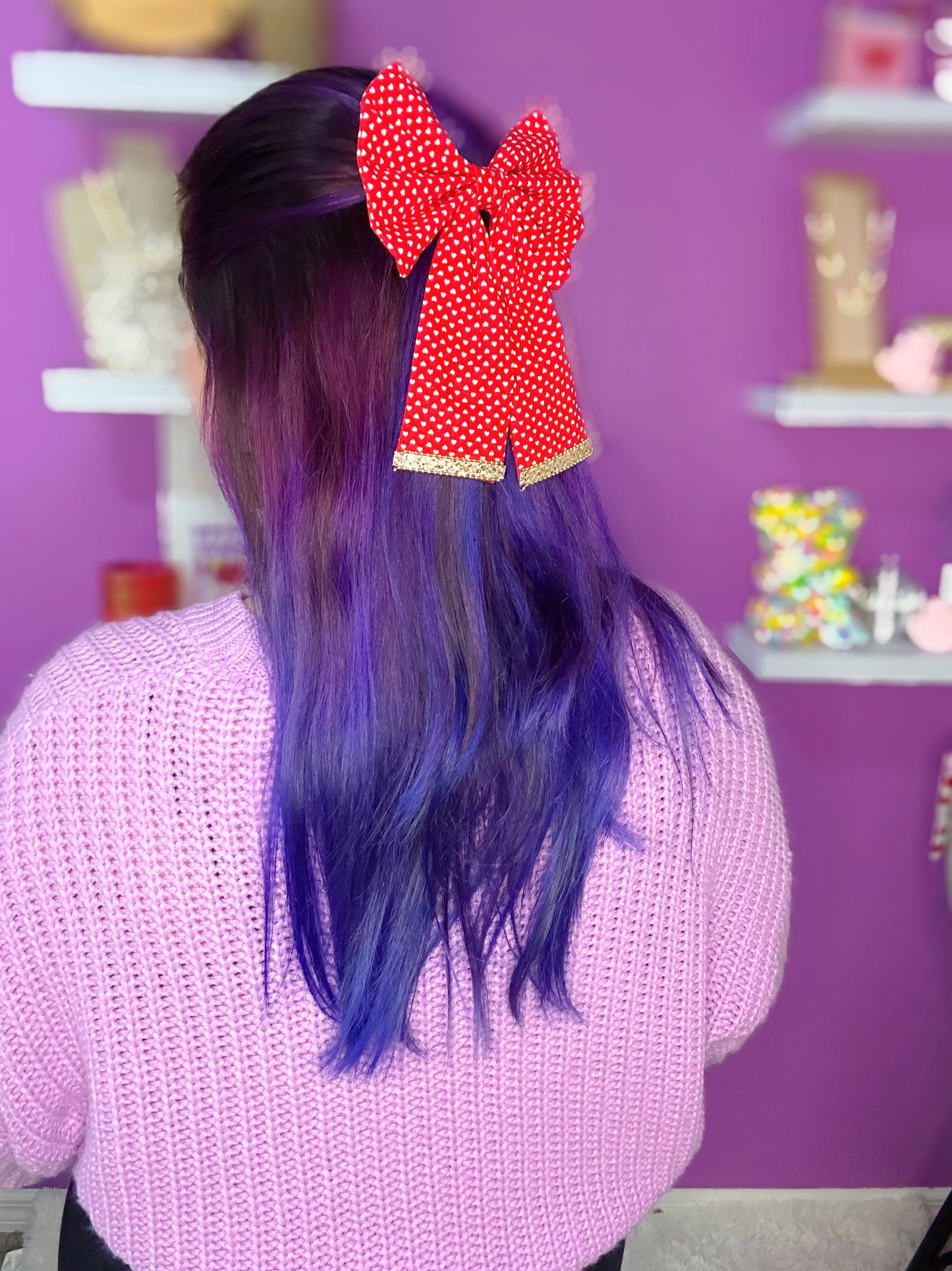 Lots Of Love Large Hair Clip Bow