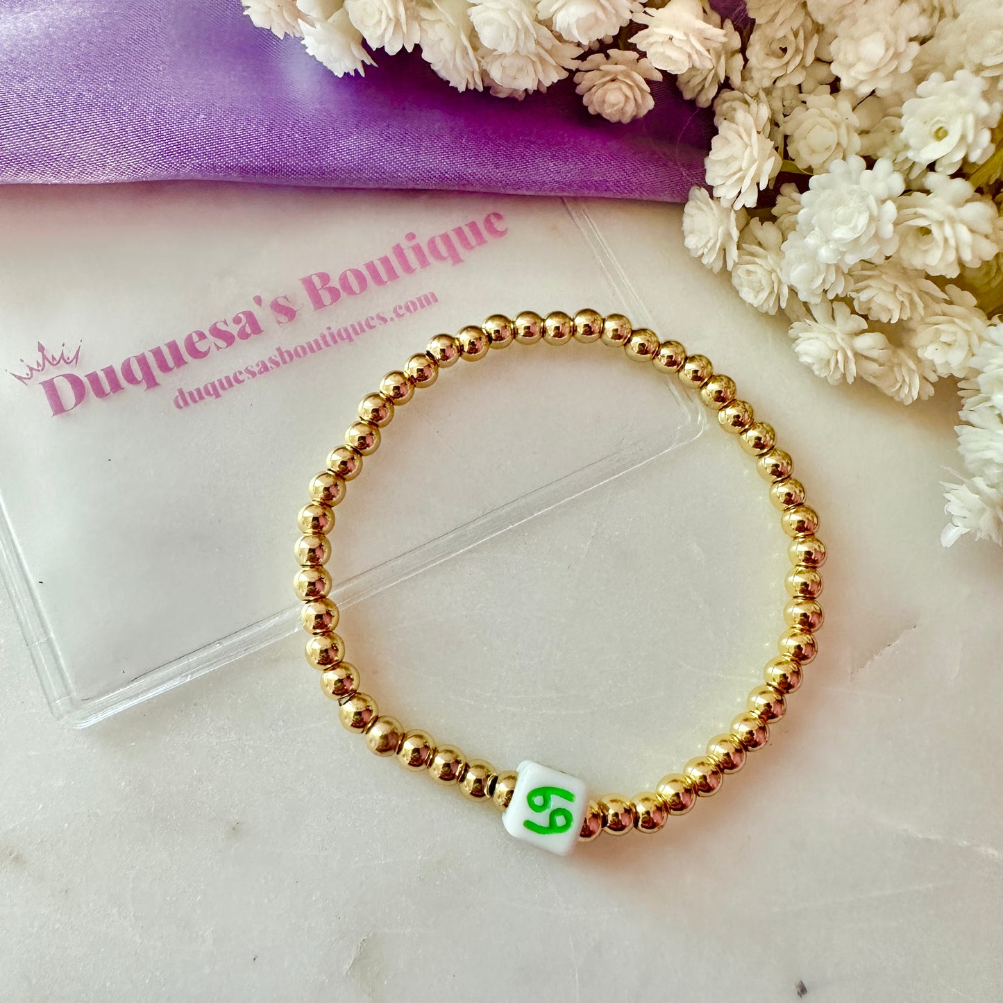 Zodiac Sign Stainless Steel Stretch Bracelet