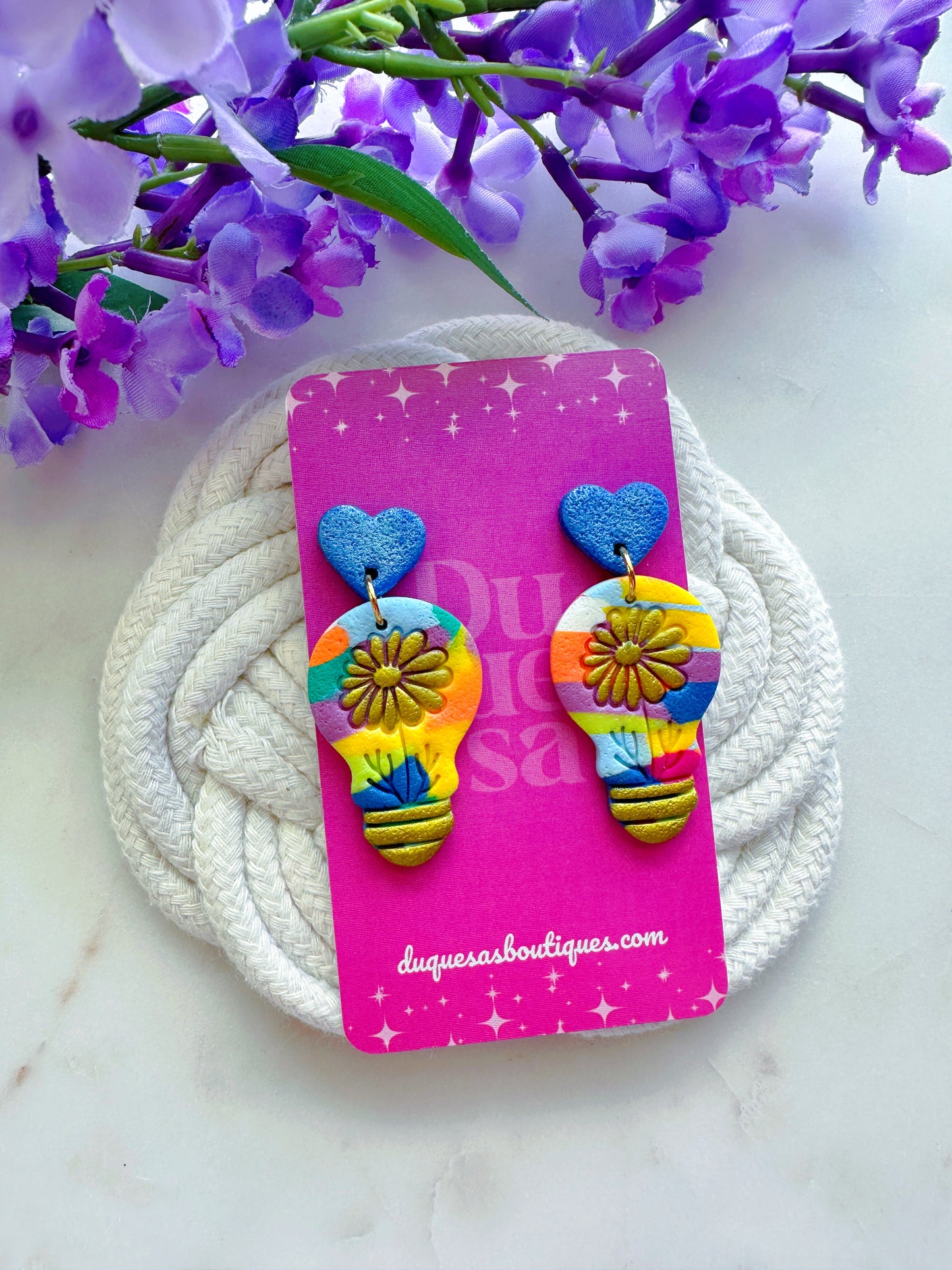 Floreciendo En La Adversidad Dangle Earrings