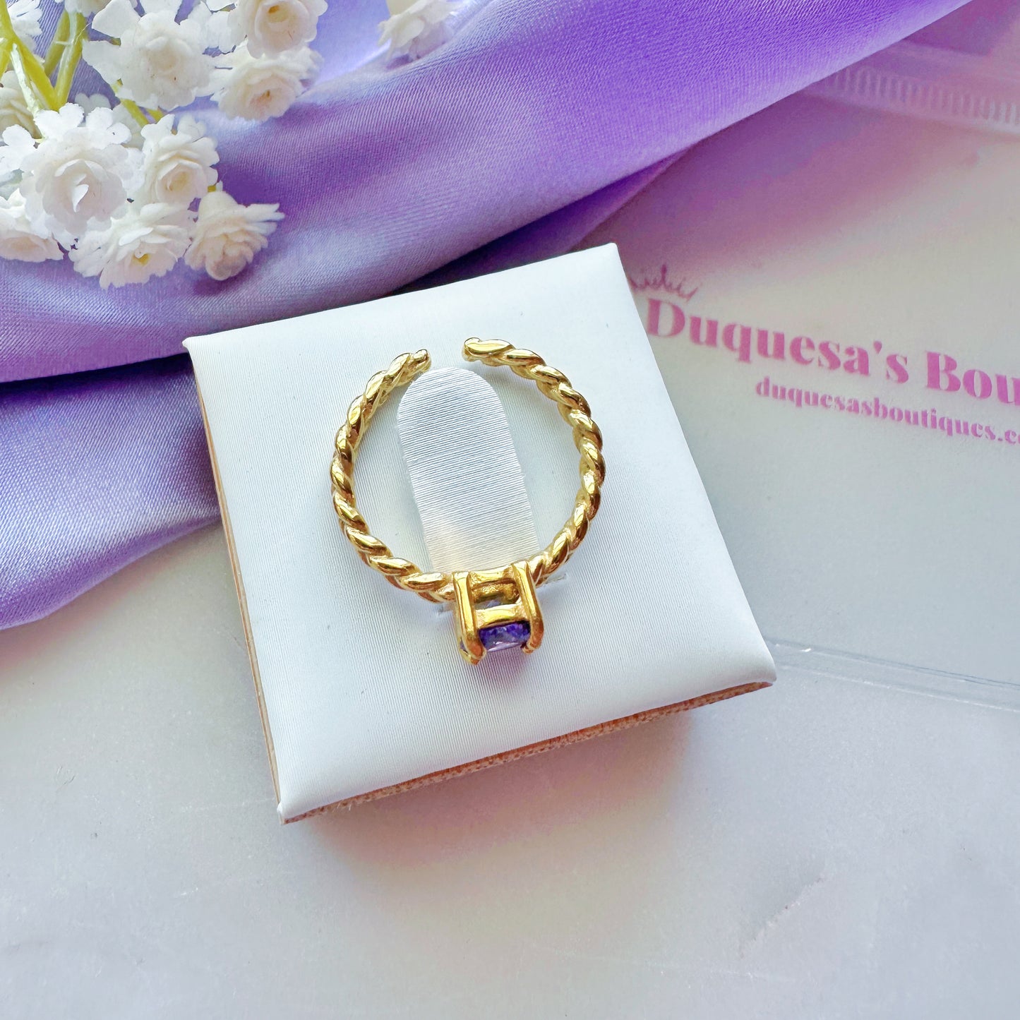 Purple Dream Adjustable Ring