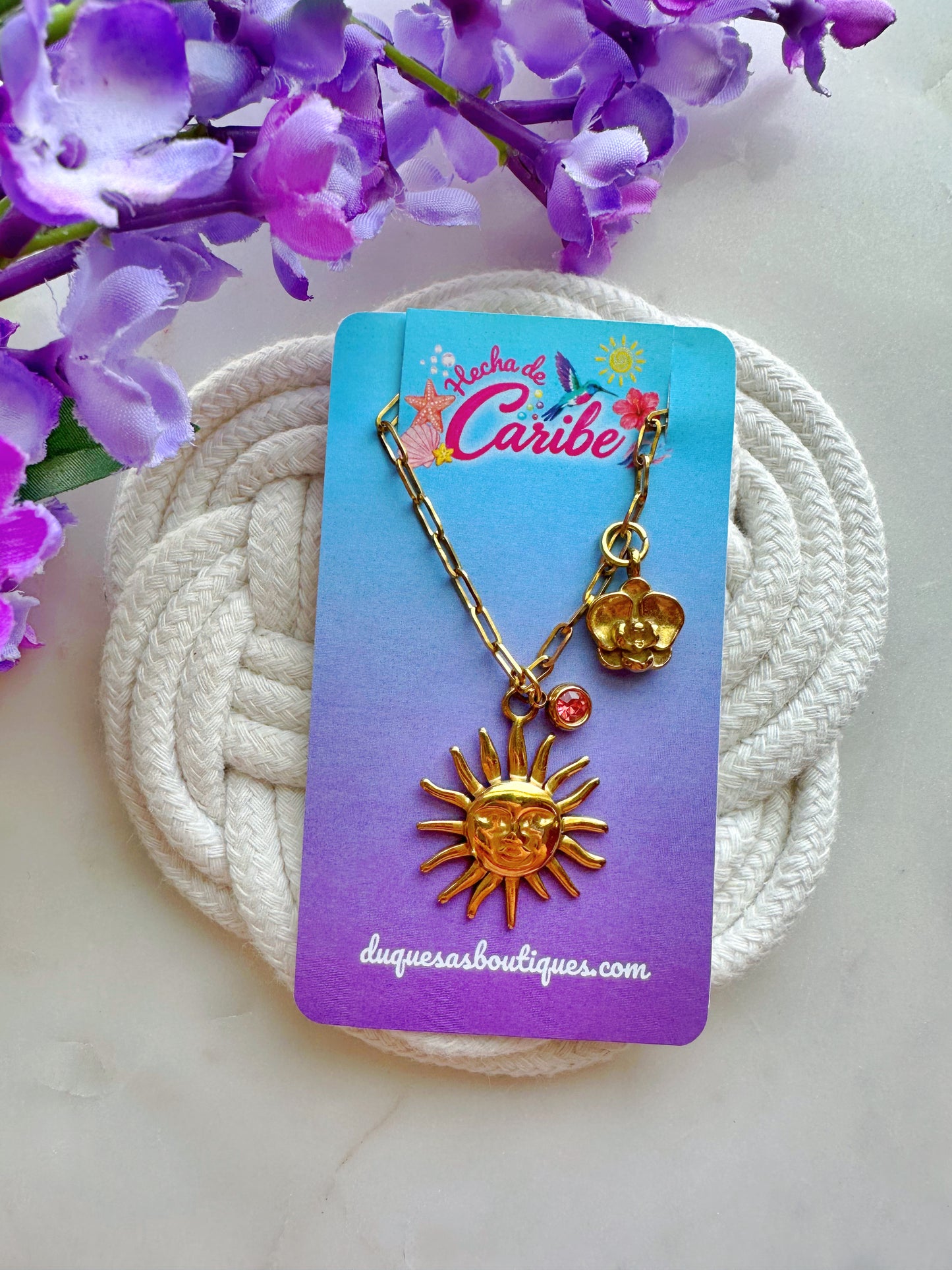 Alma De Verano Stainless Steel Necklace
