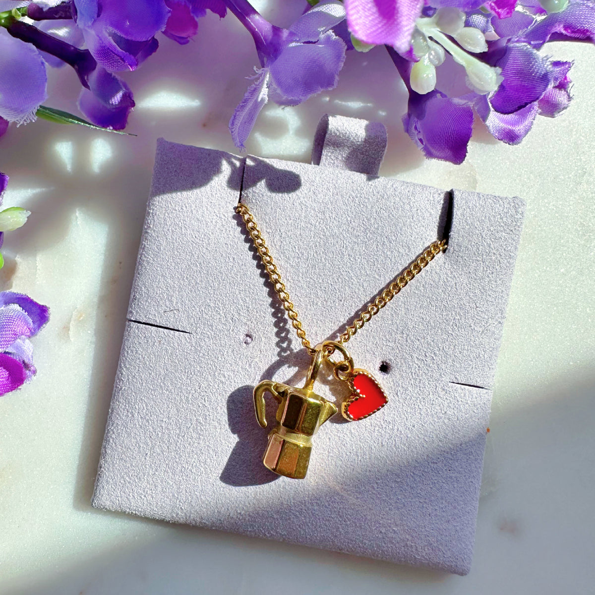 La Greca de la abuela Stainless Steel Necklace