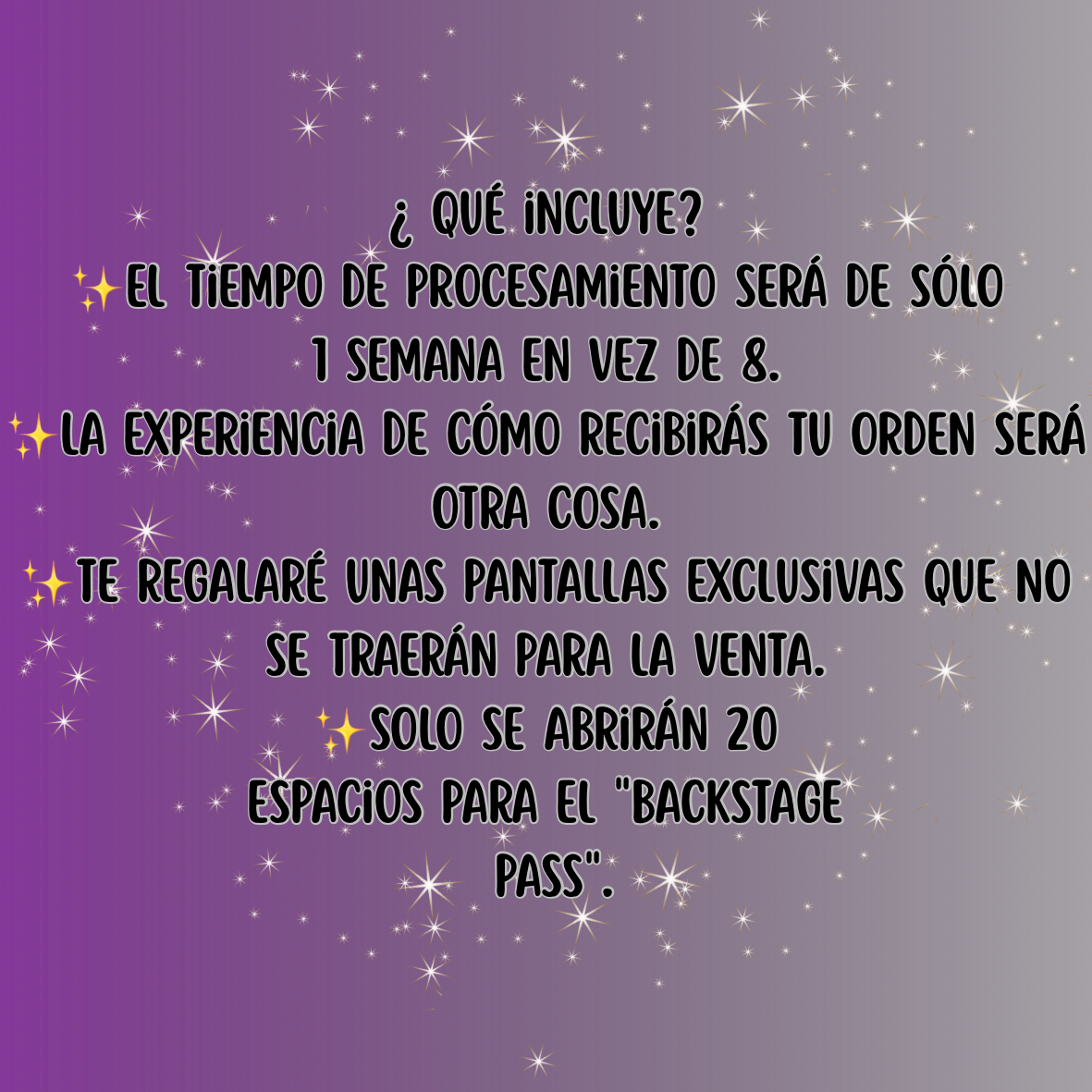 Duquesa's Backstage Pass