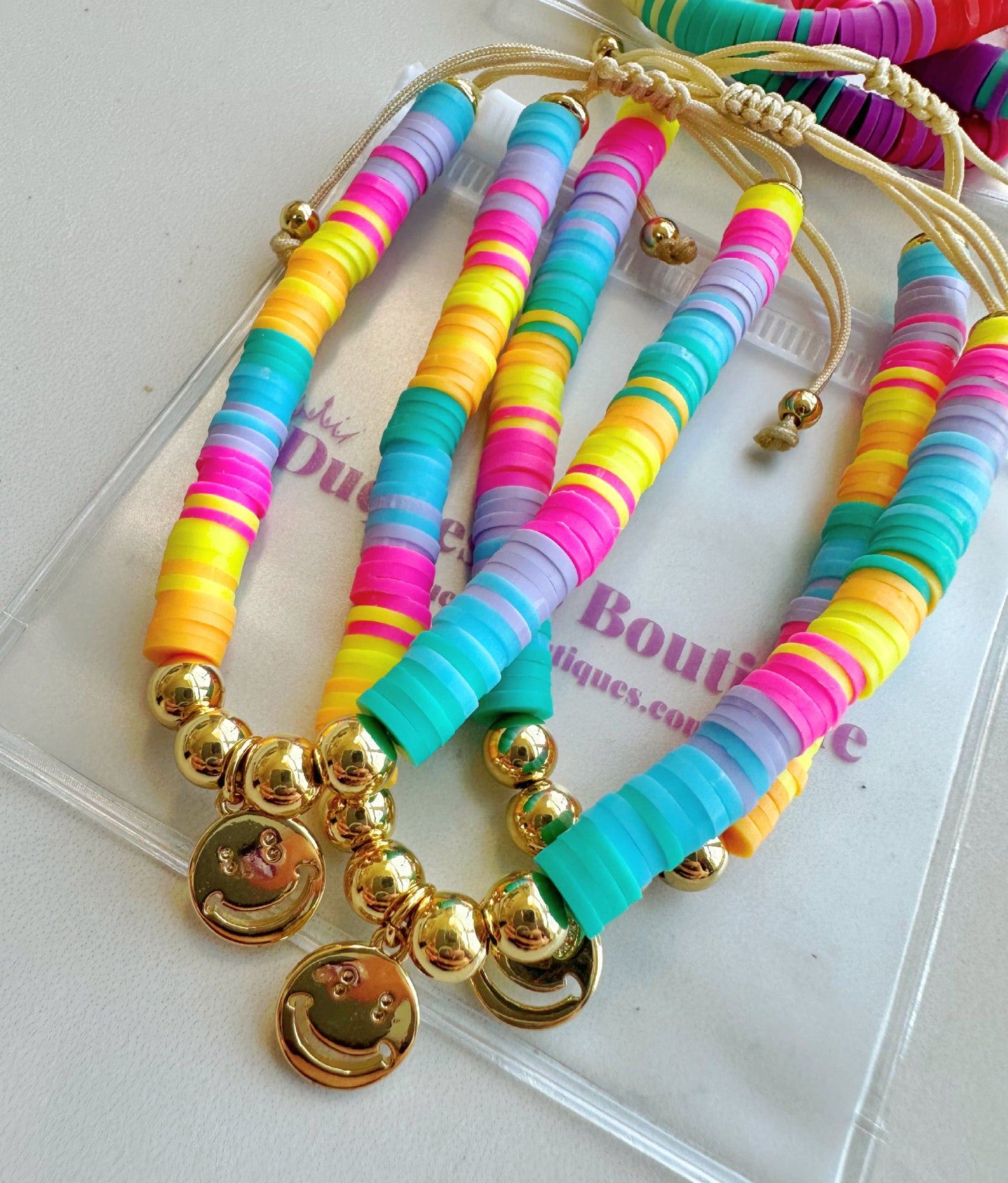 Be Happy Multicolor Adjustable Bracelet