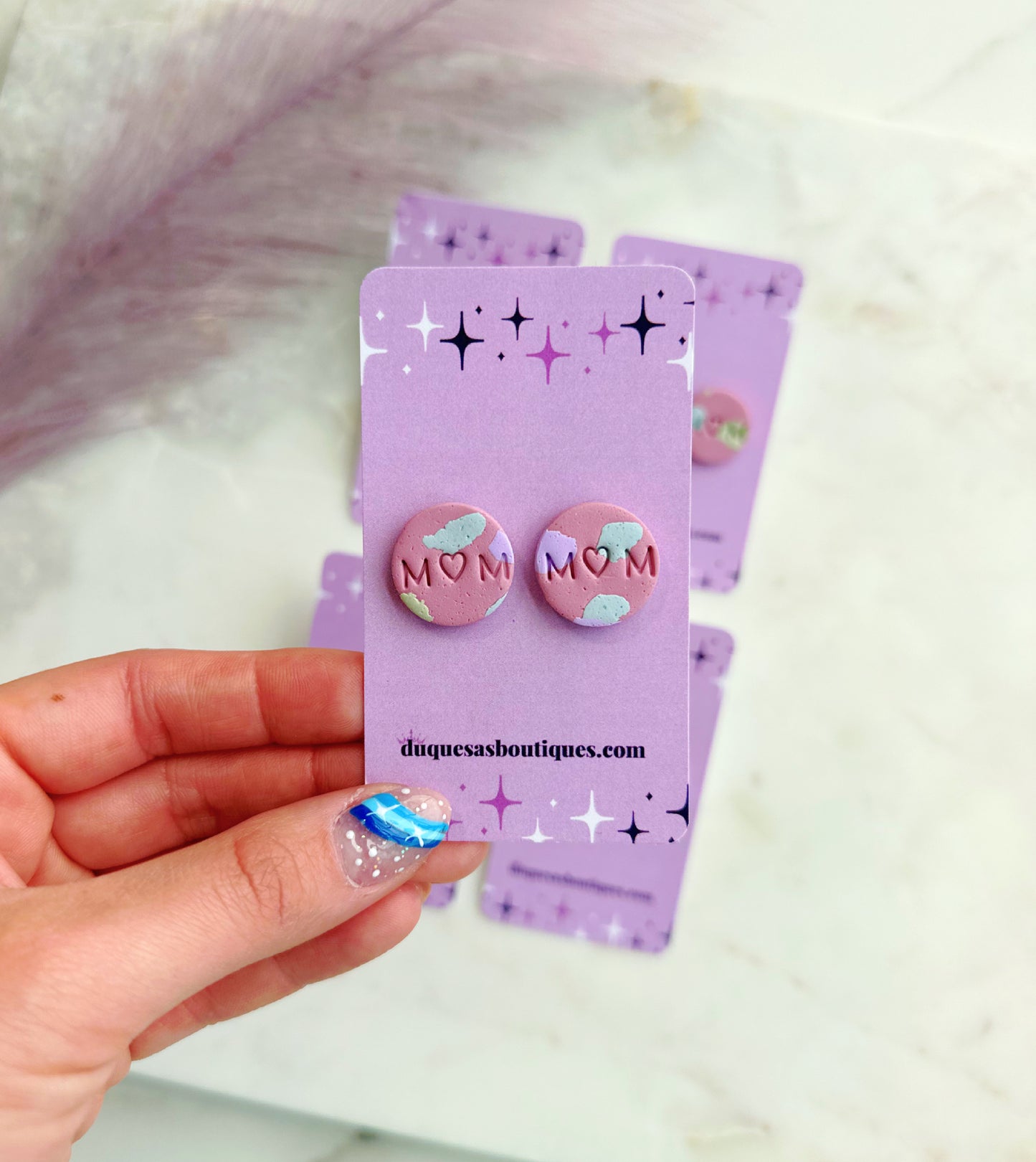 Mom Stud Earrings