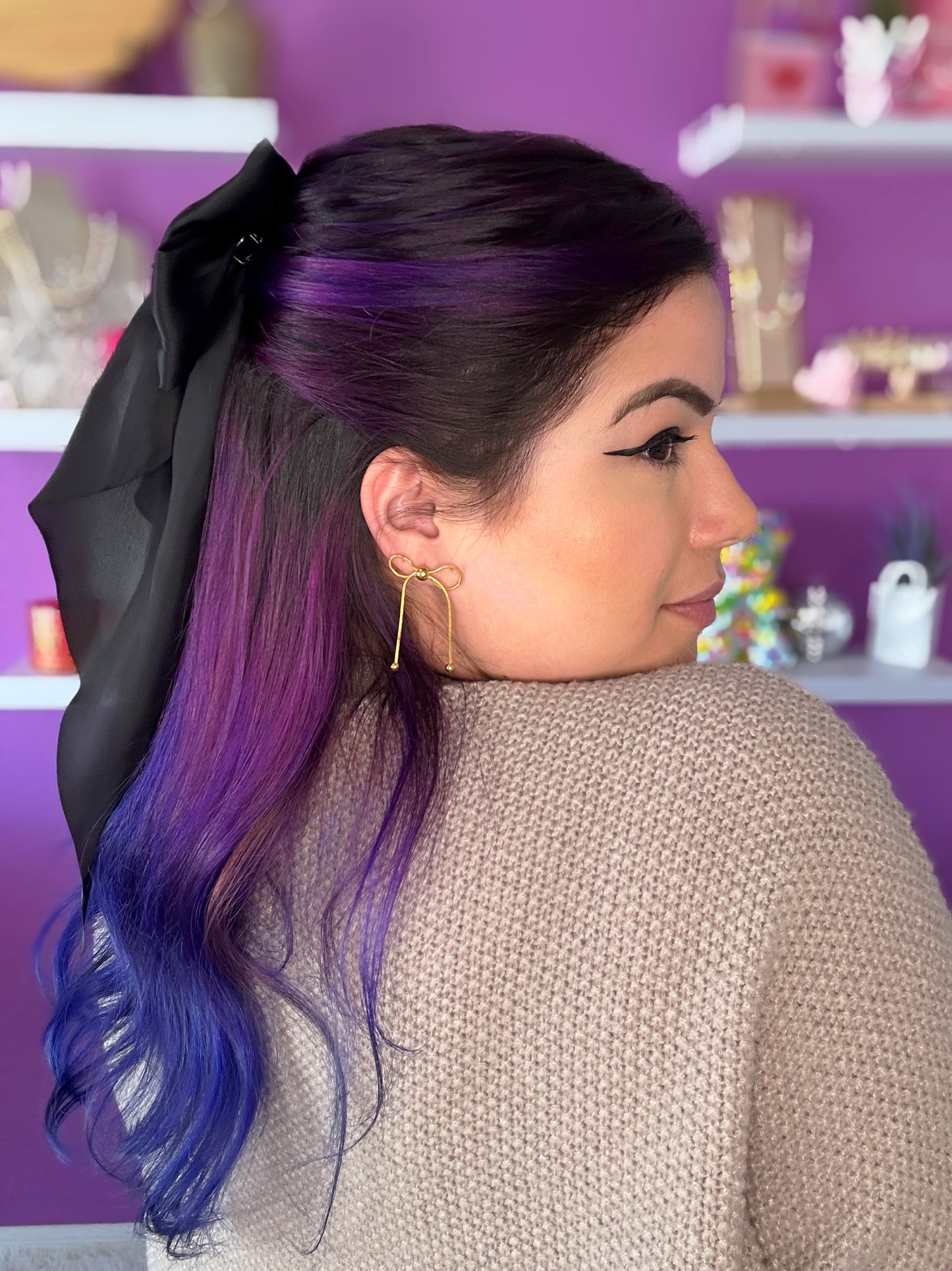 Bows Dangle Earrings