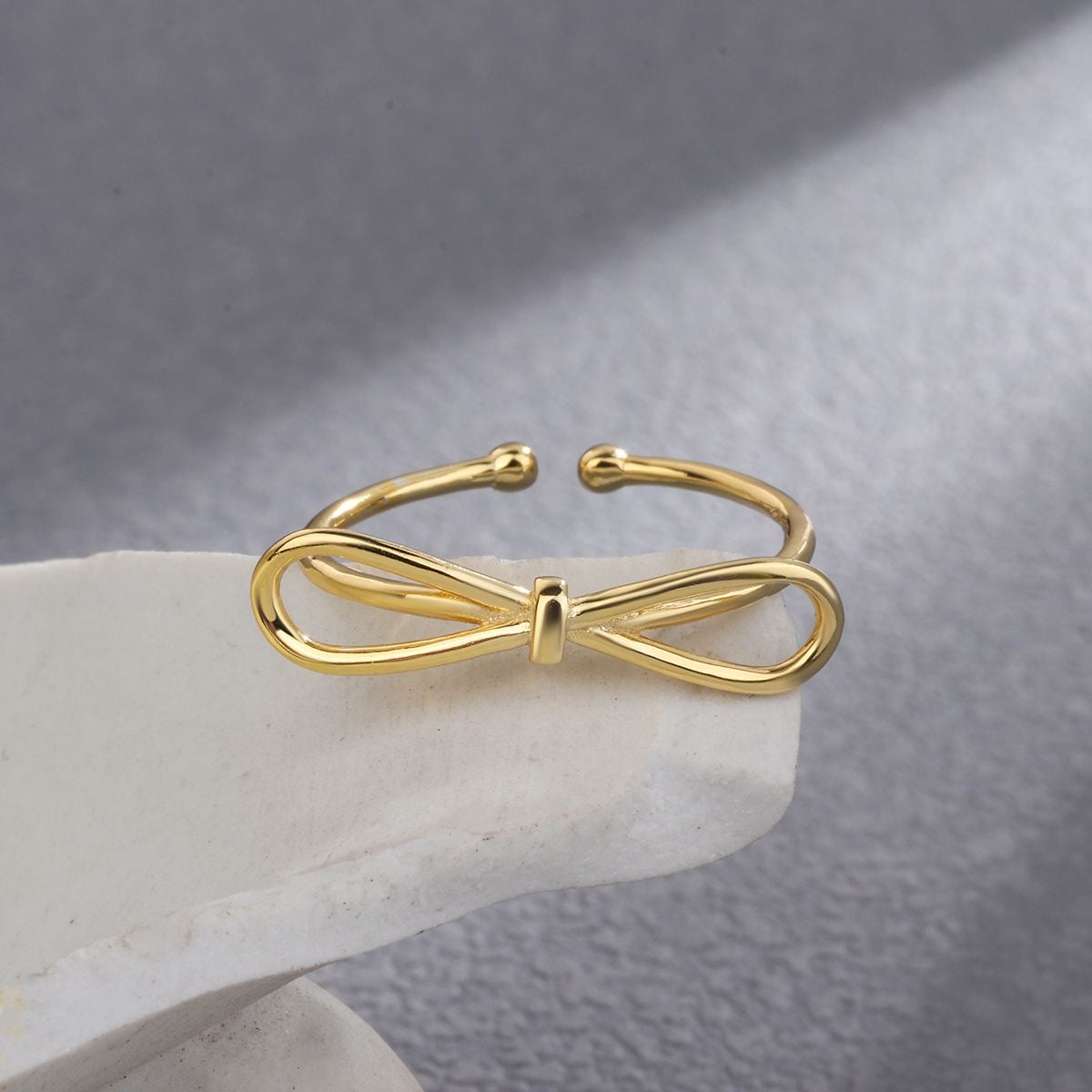 Coquette Bow Adjustable Ring