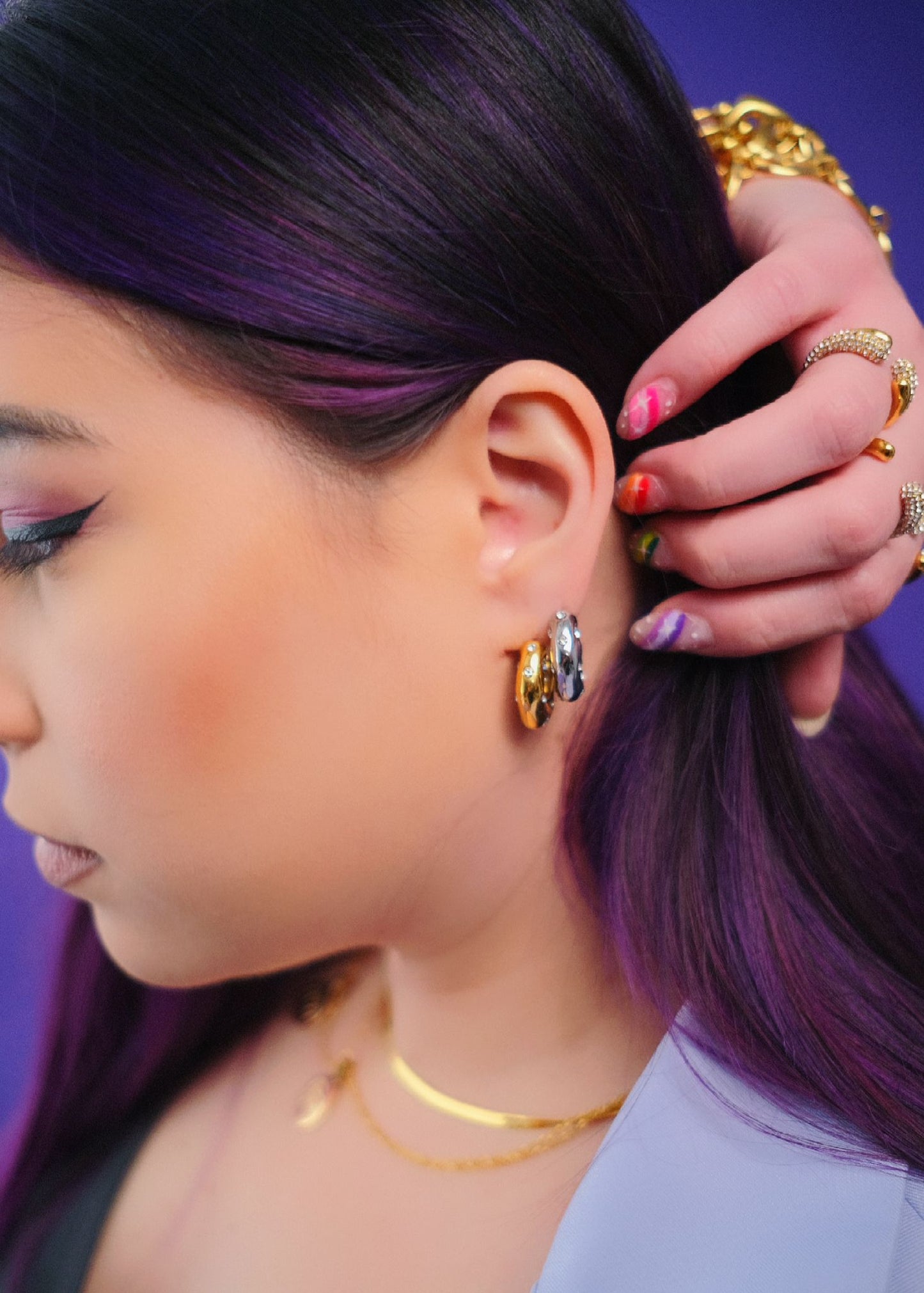 Sparkling Splendor Silver Earrings