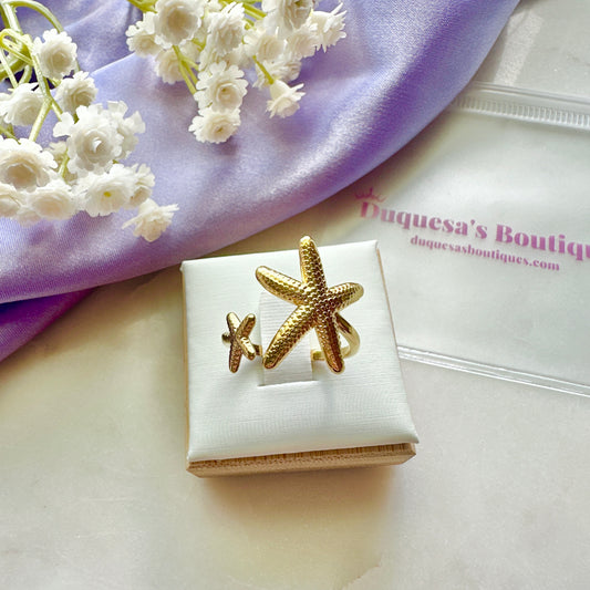 Starfish Adjustable Ring