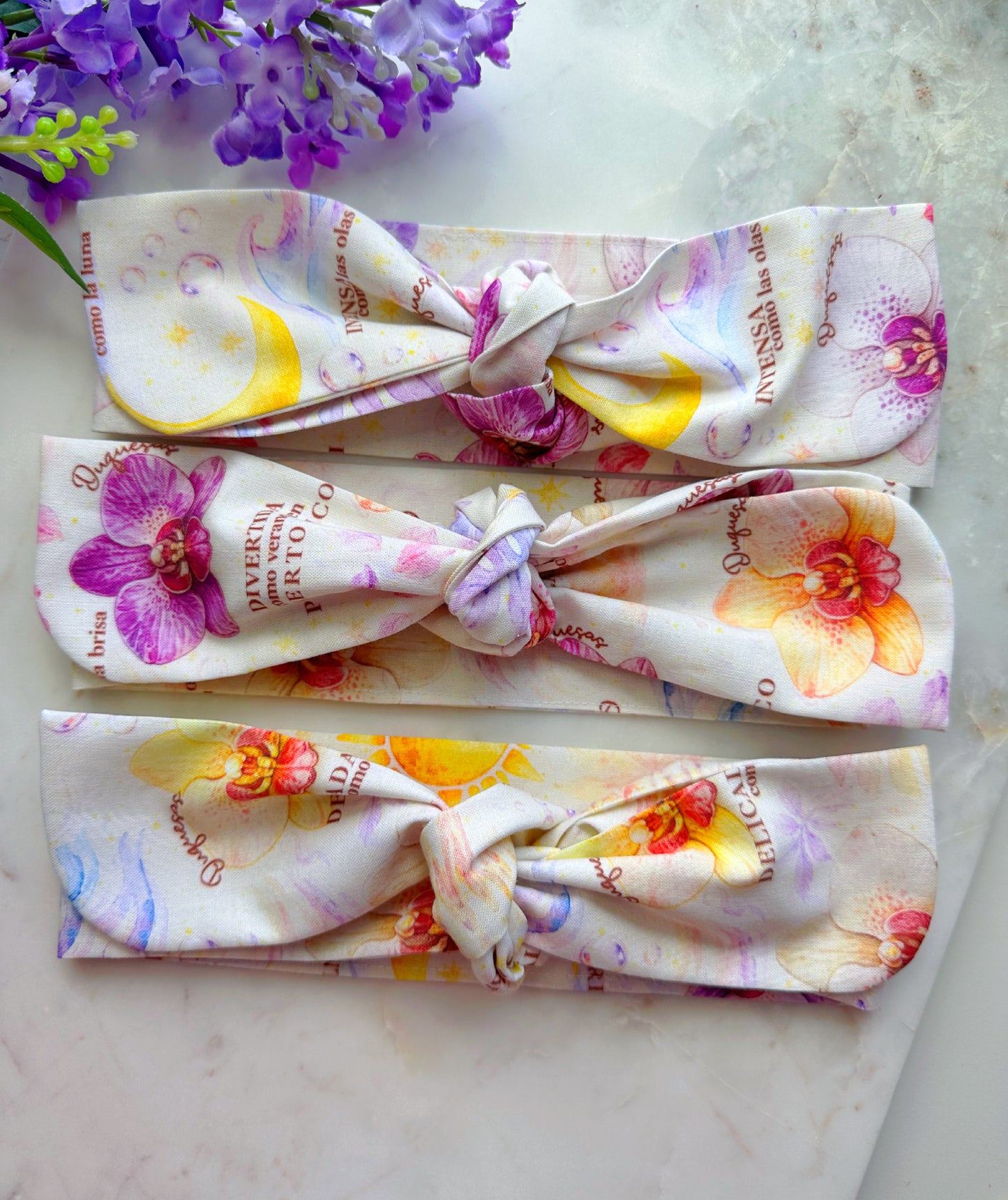 Alma de Verano Bandana (orquideas)