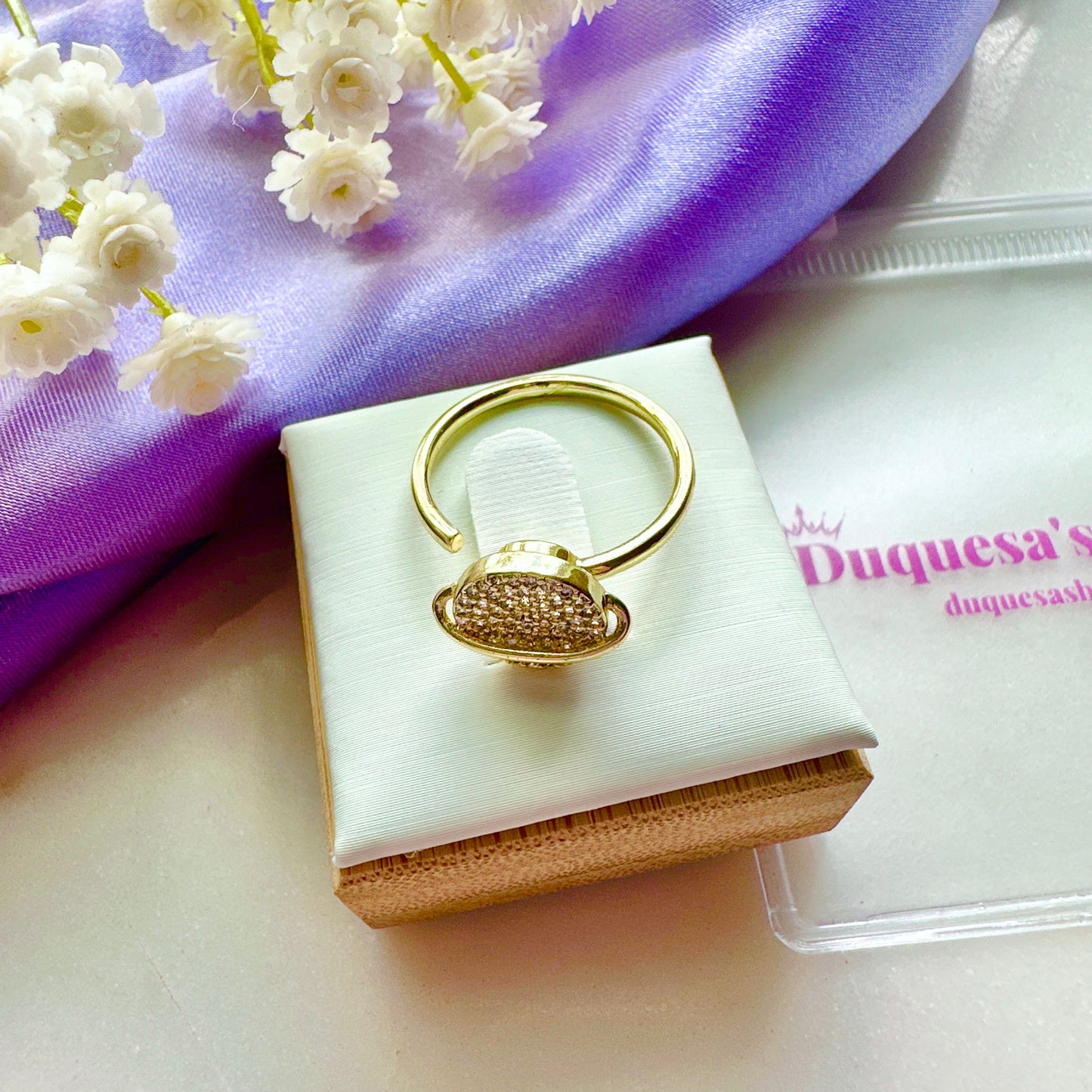 Saturn Fidget Cooper 18k Gold Plated Ring