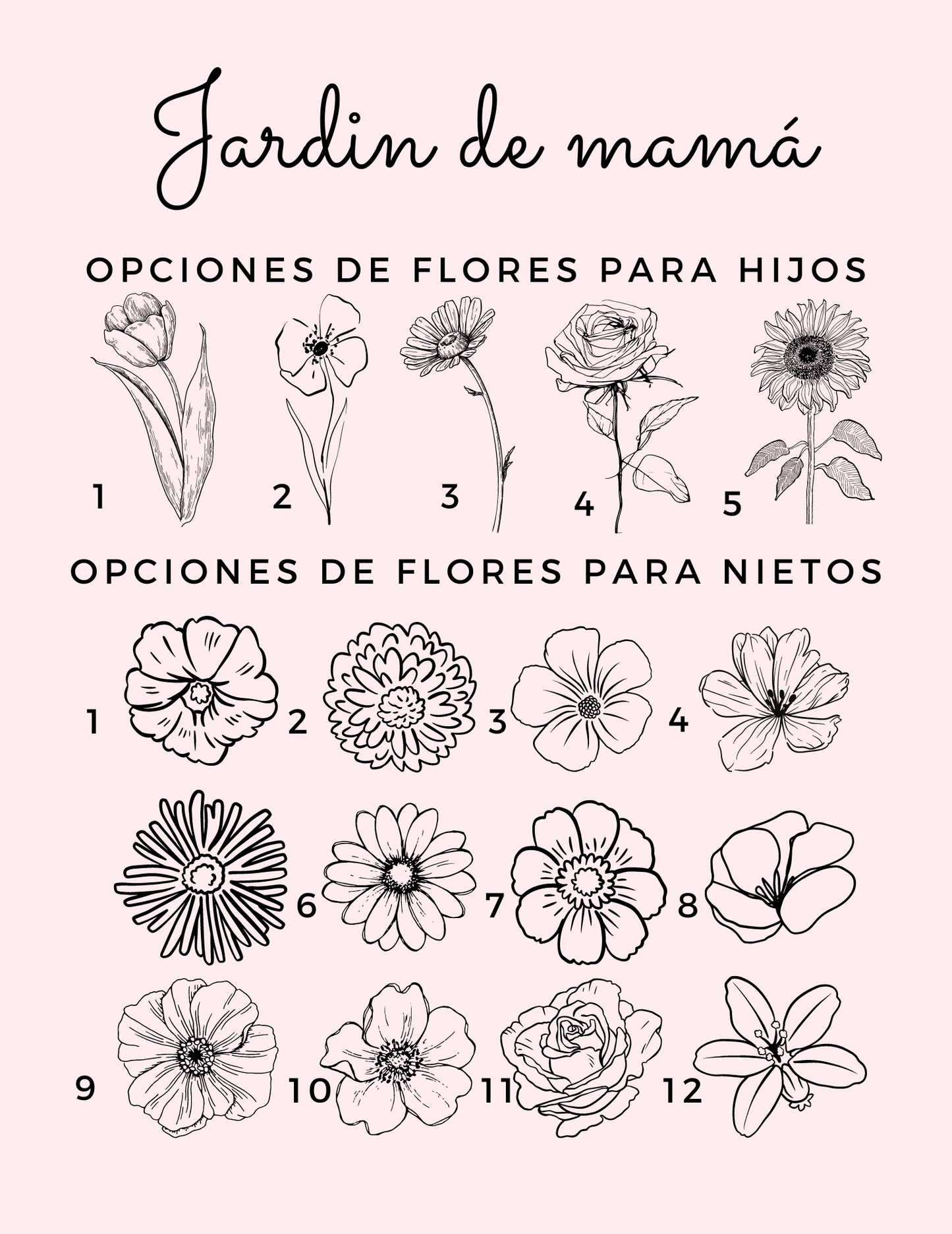 Personalizado Jardin de Mamá Board