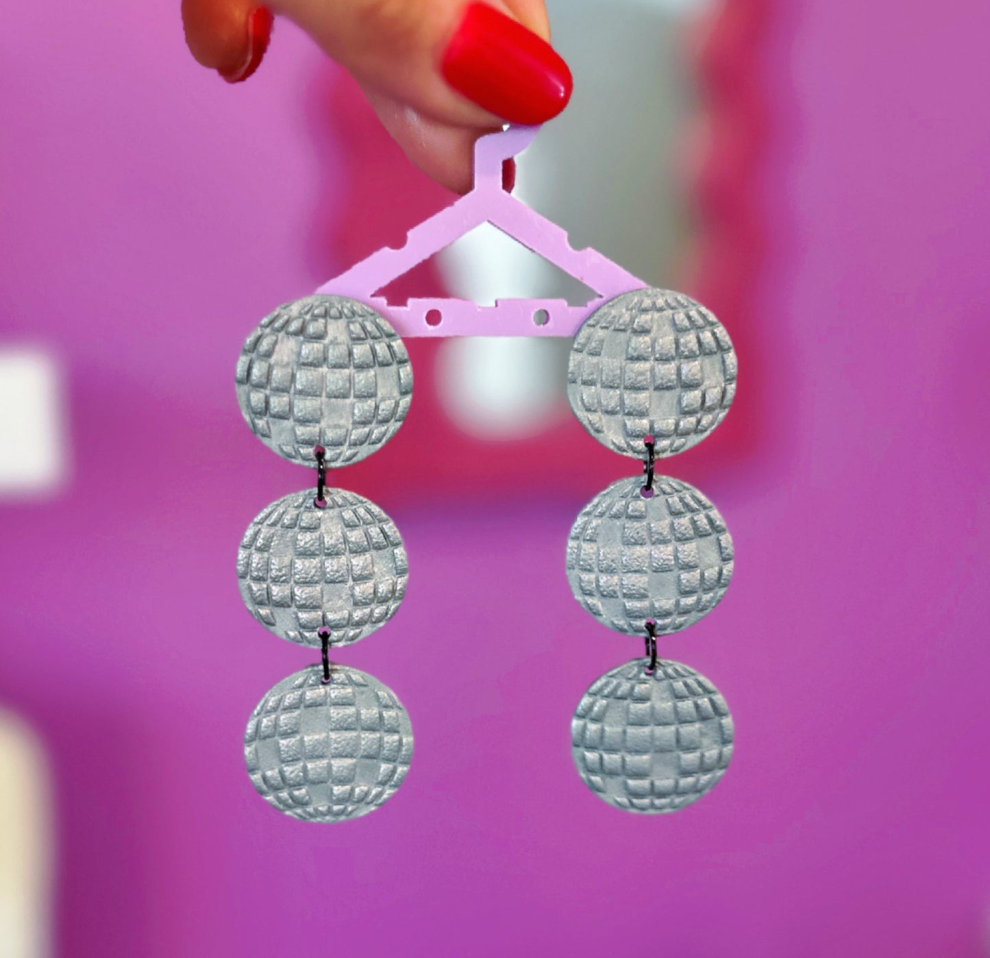 Disco Balls Dangle Earrings