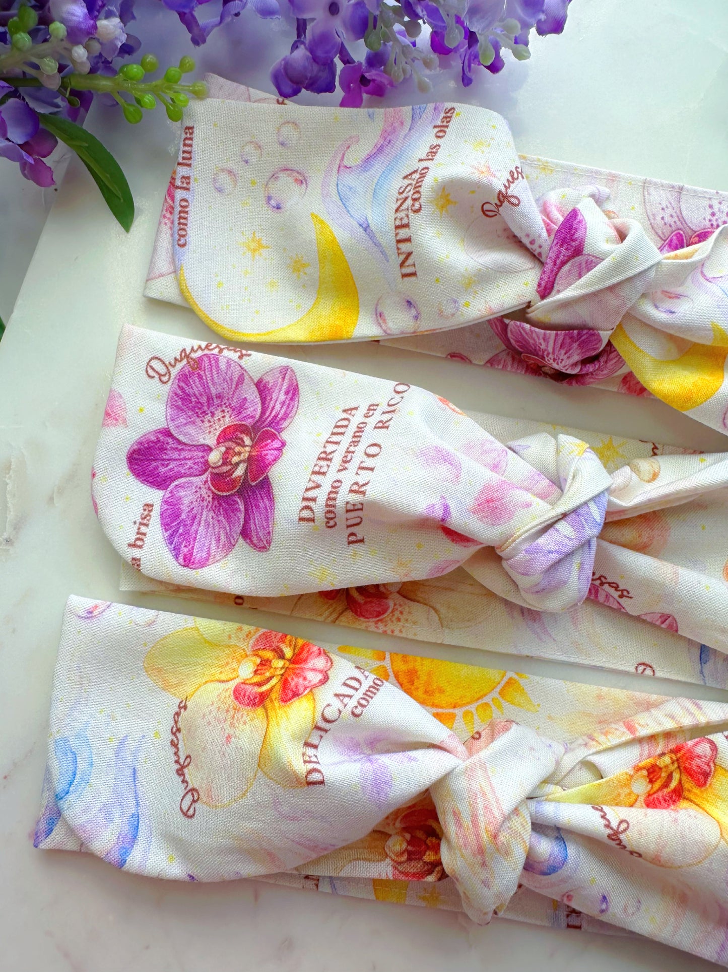 Alma de Verano Bandana (orquideas)