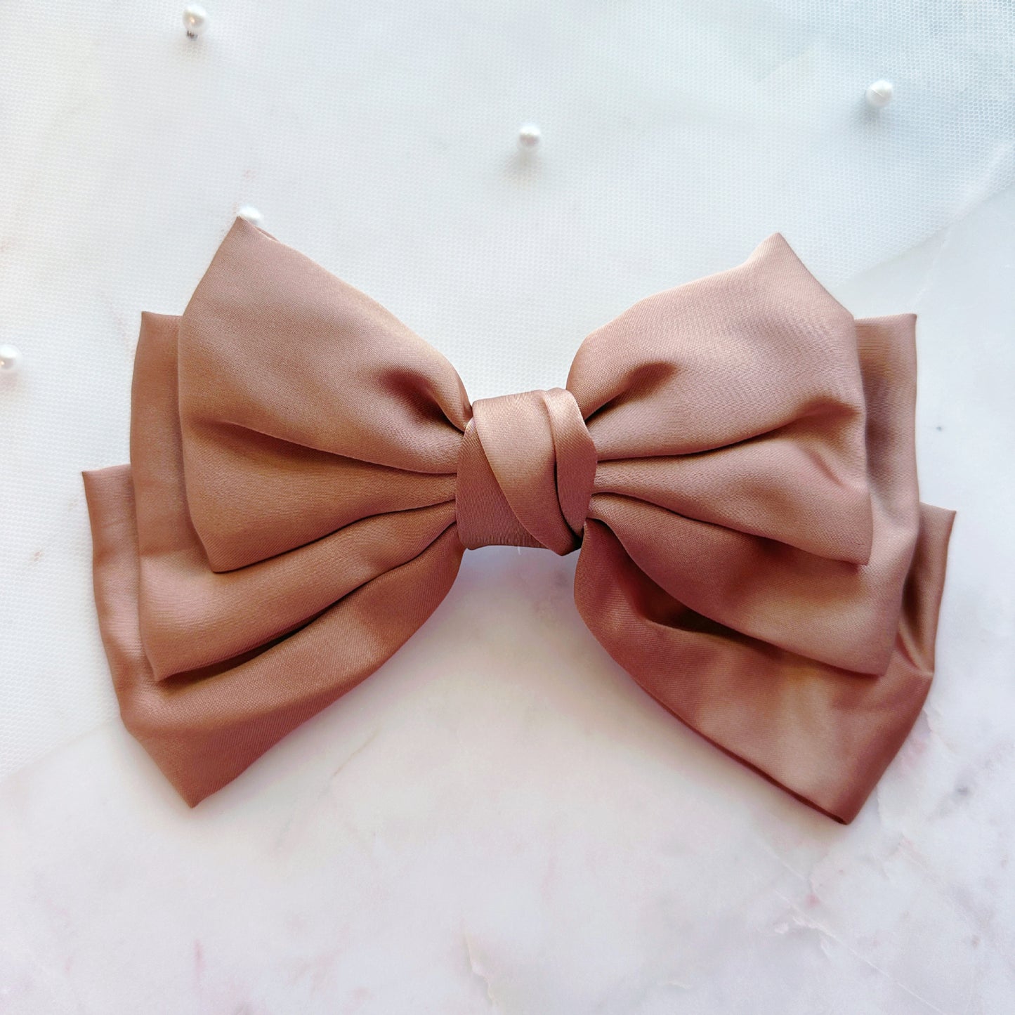 Cappuccino Hair Bow