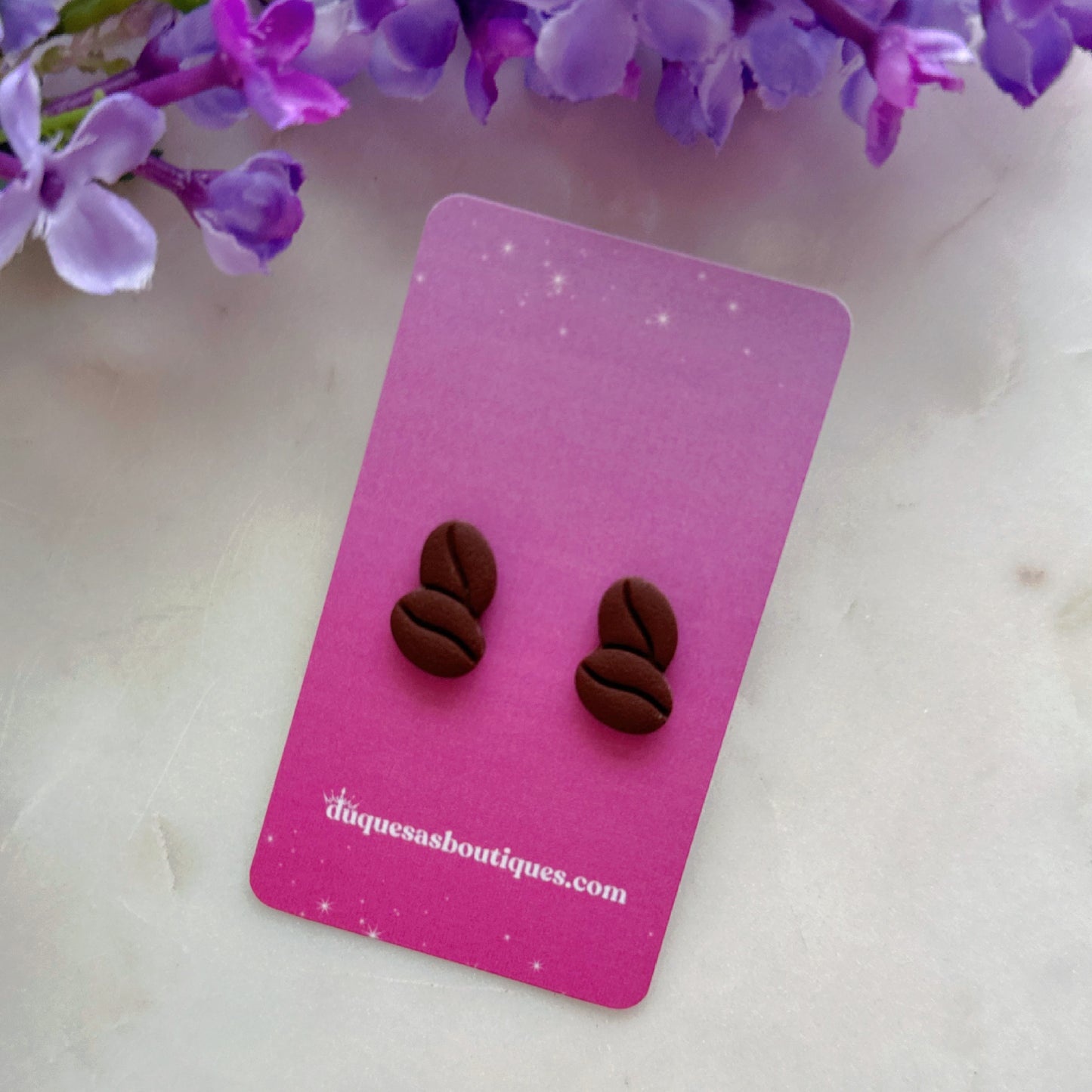 PRE ORDER Coffee Beans Stud Earrings