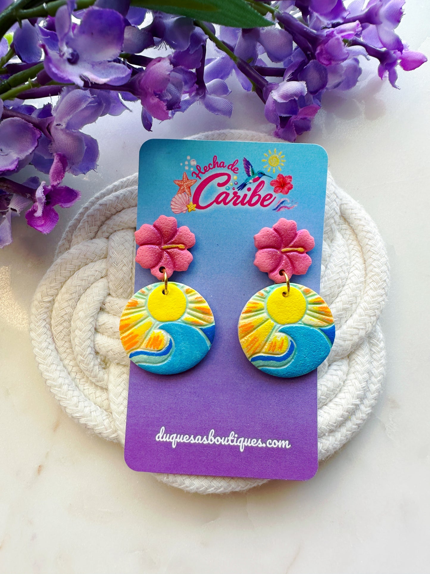 Bañada Por EL Sol Dangle Earrings