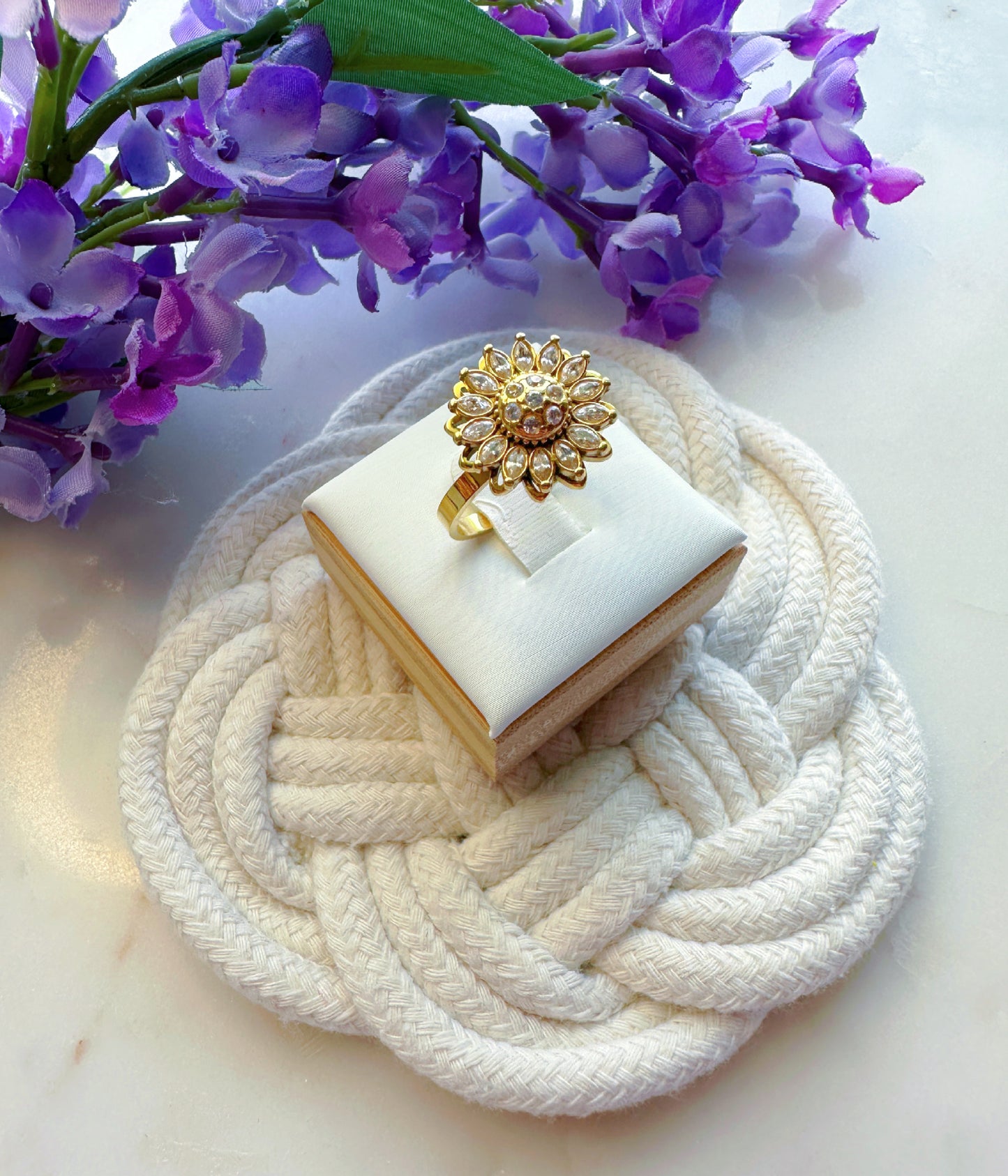 Resiliente como Girasol Fidget Ring 🌻✨