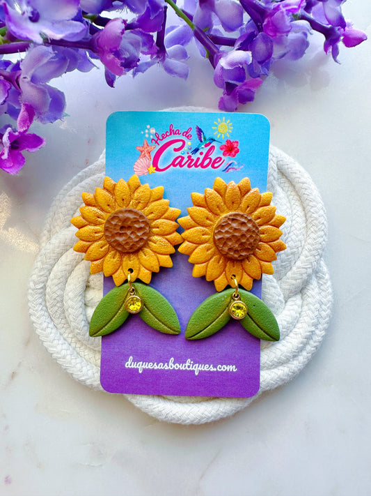 Resiliente Como Girasol Dangle Earrings
