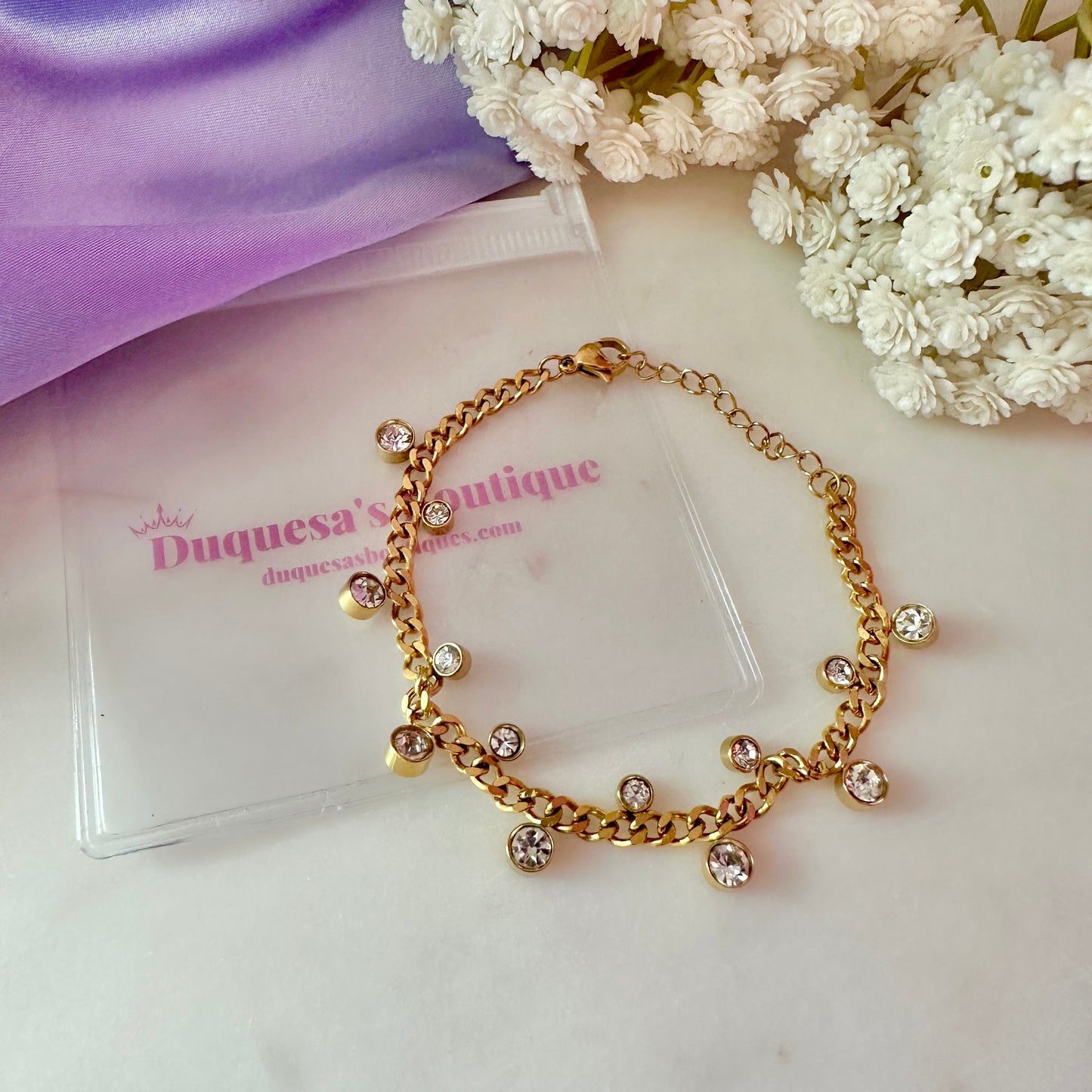 Shimmering Summer Adjustable Bracelet