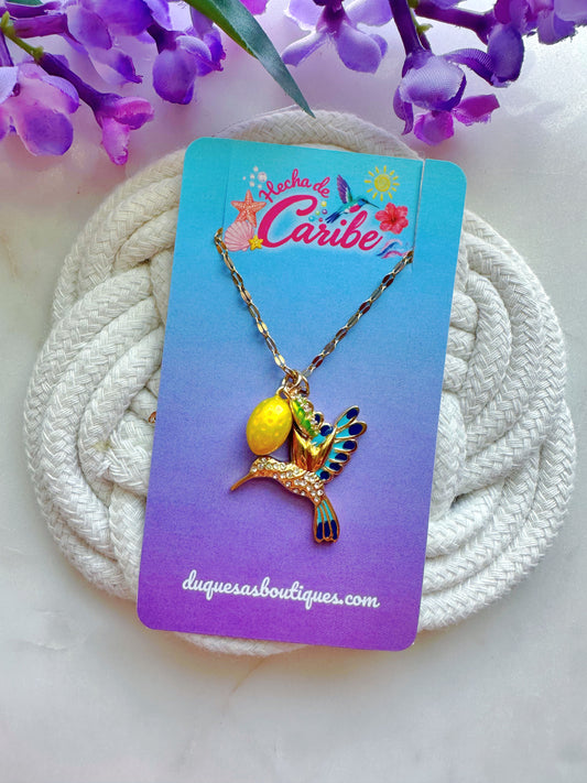 Zumbadorcito Caribeño Stainless Steel Necklace