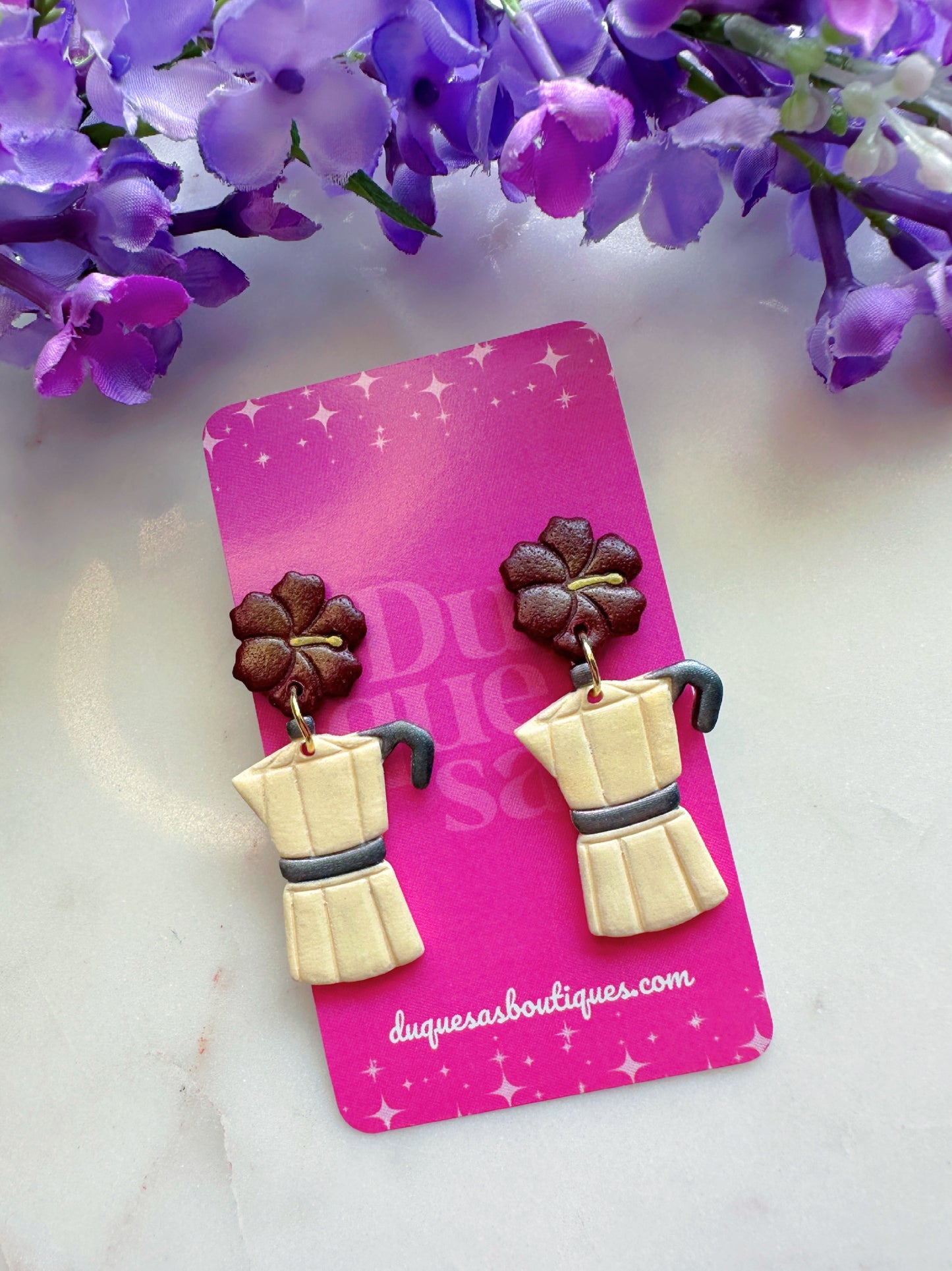 PRE ORDER Grecas Jibaras Dangle Earrings