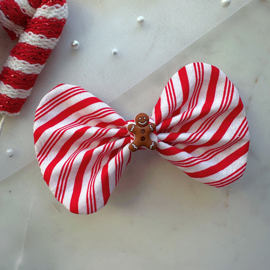 Candy Cane Hair Bow