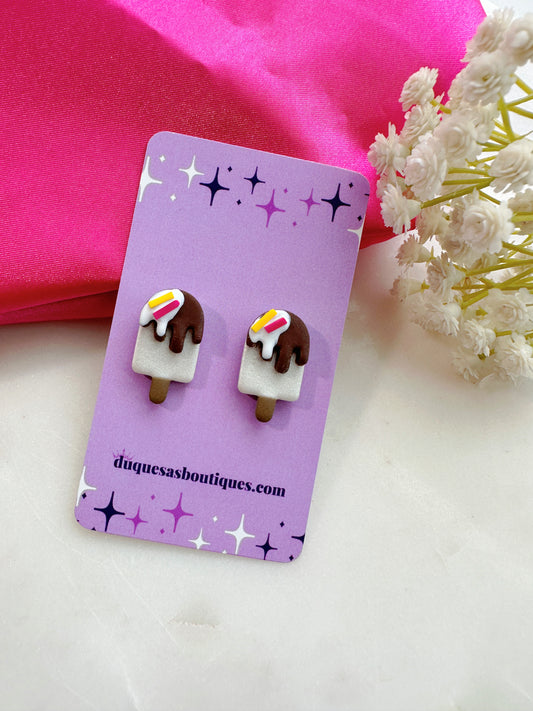 Ice Cream Popsicle Stud Earrings