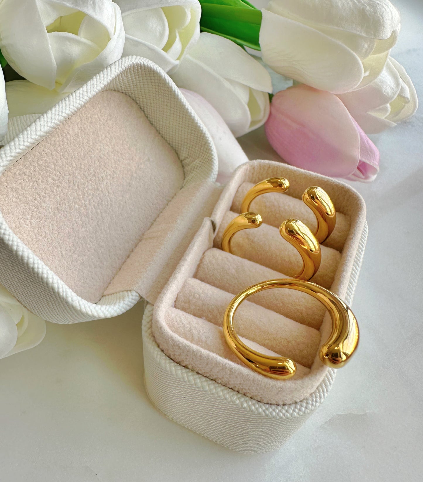 Golden Dreams Adjustable Ring