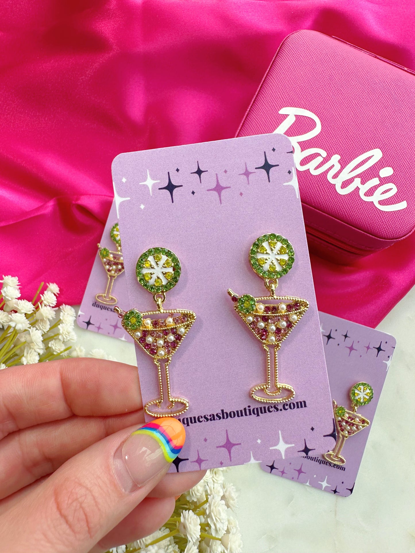 Pink Martini Earrings