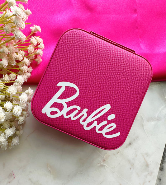 Barbie Pink Travel Jewelry Box