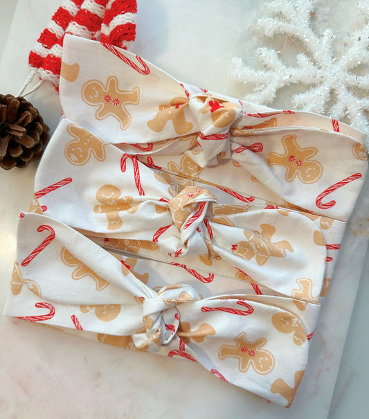 Gingerbread Men Peppermint Party Bandana