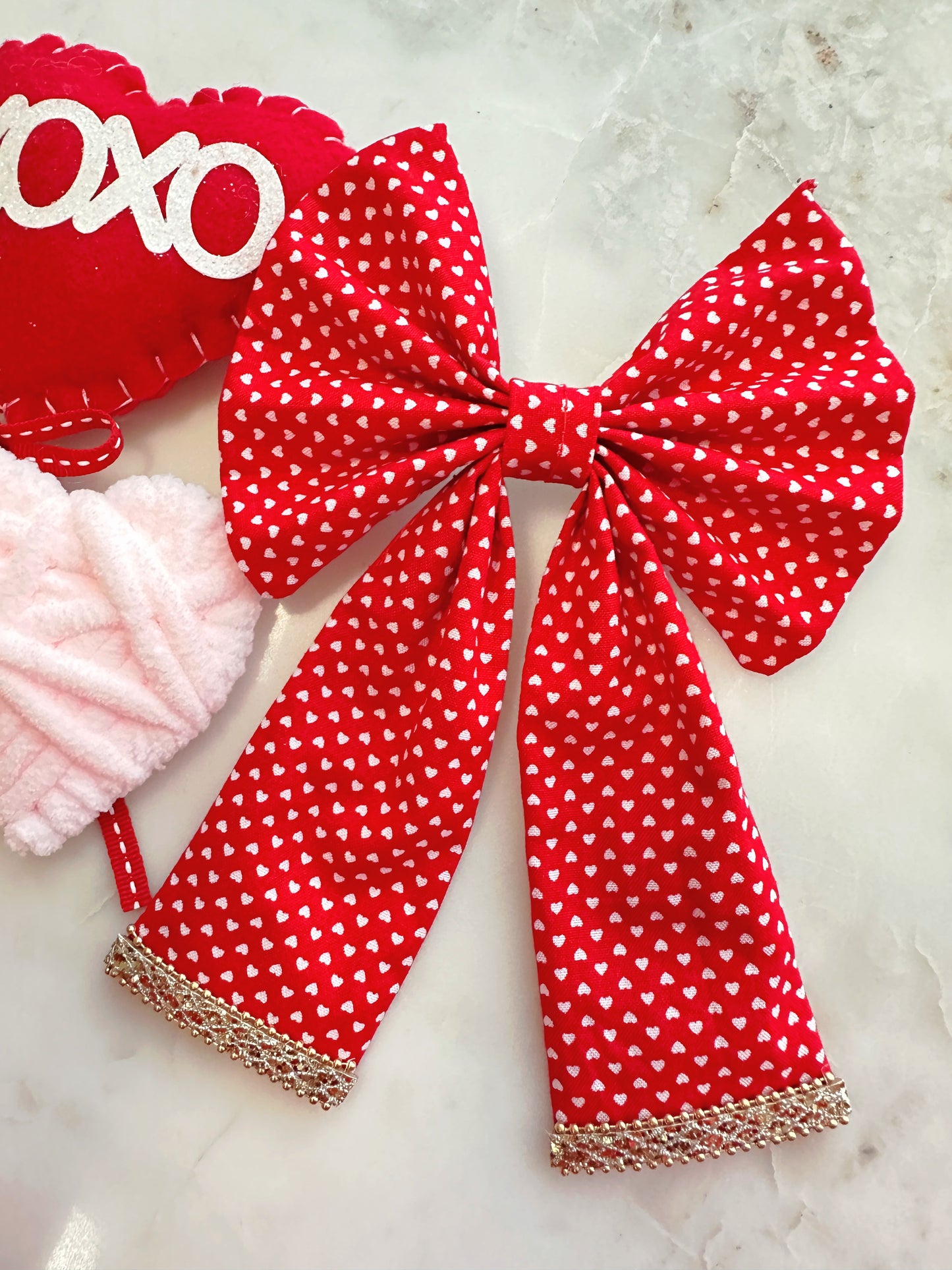 Lots Of Love Large  Hair Clip Bow